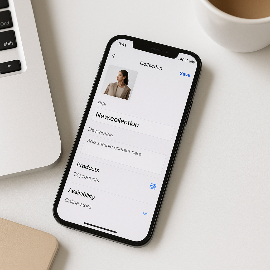 Streamlined Collection Edits in the Shopify Mobile App