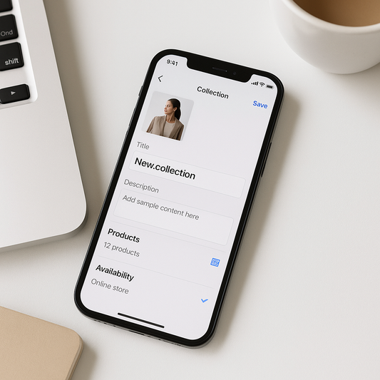 Streamlined Collection Edits in the Shopify Mobile App