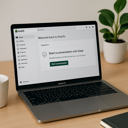 Easily Start Sidekick Conversations from Shopify Home
