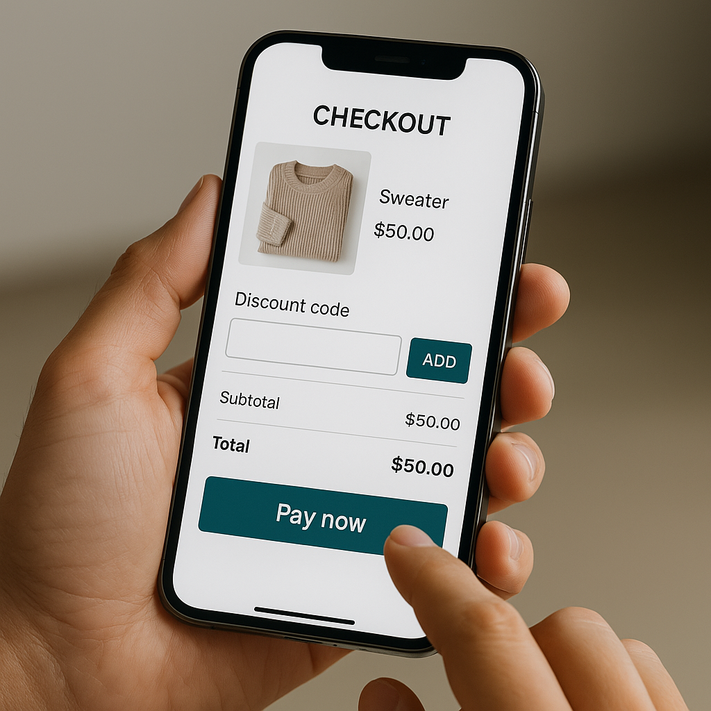 Optimize Mobile Checkout with App Blocks for Discount Codes