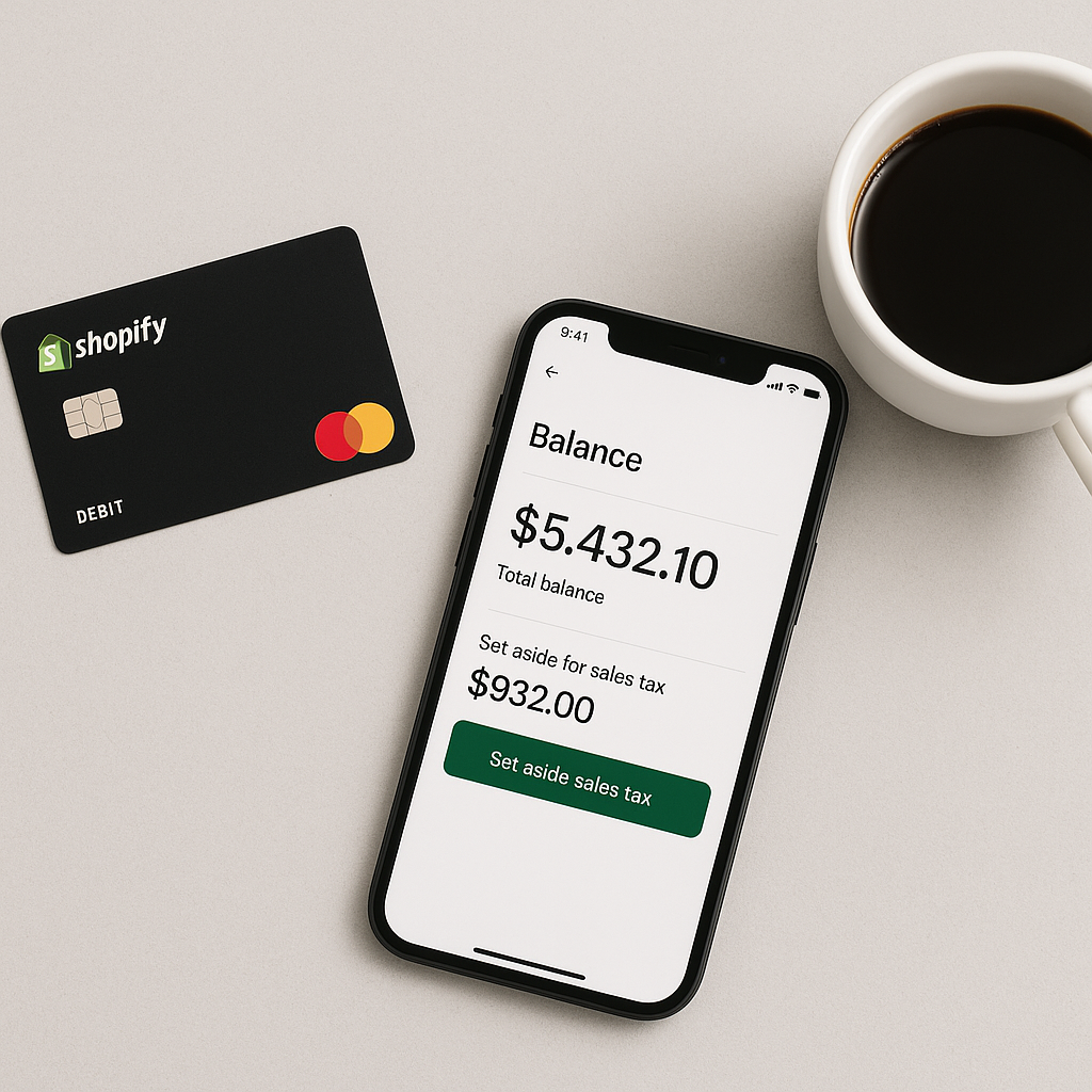 New Feature: Set Aside Sales Tax with Shopify Balance