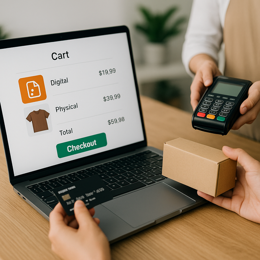 Markets Pro Supports Mixed Checkouts with Physical and Digital Goods