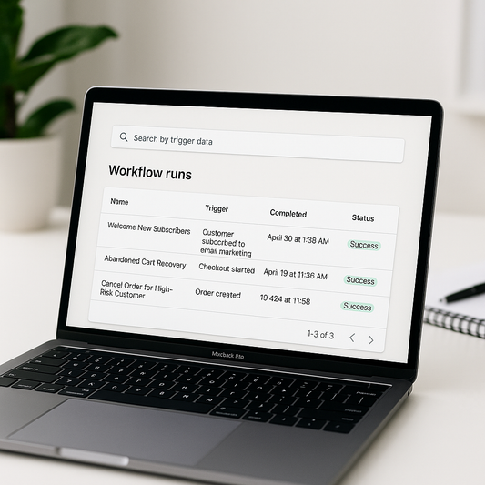 Easily Search Shopify Workflow Runs by Trigger Data