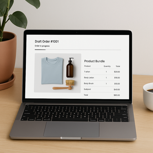 Improved Product Bundle Display on Draft Order Status Pages