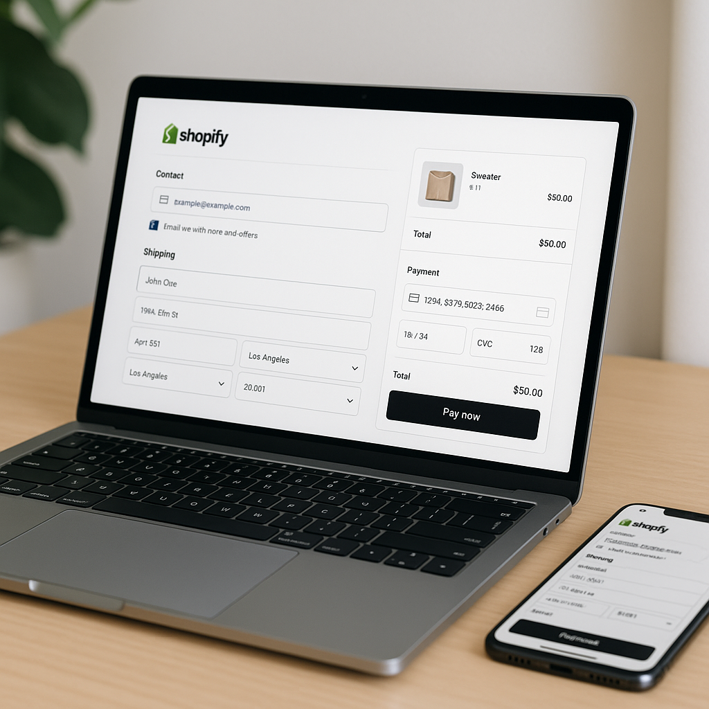 Enhanced Visual Updates to Default Shopify Checkouts