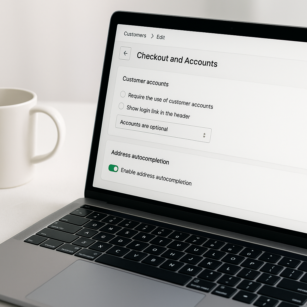 Address Autocompletion Setting Now Located in Checkout and Accounts Editor