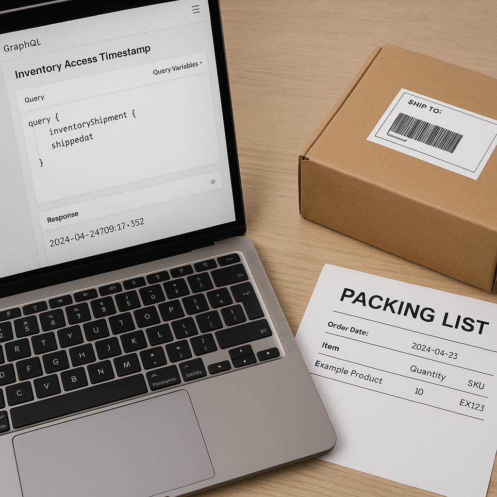Access Inventory Shipment Timestamps via Admin GraphQL API