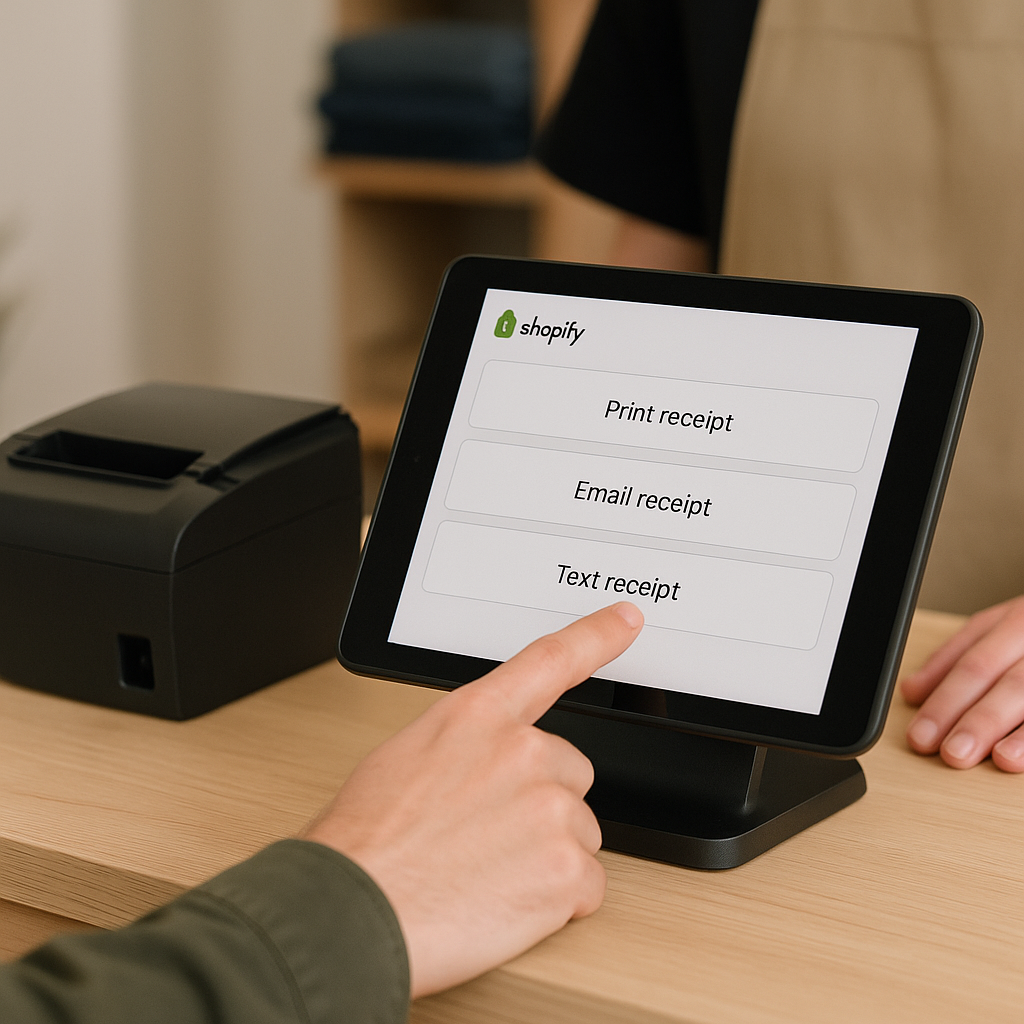 Enhancing Customer Experience with Receipt Selection on Shopify POS
