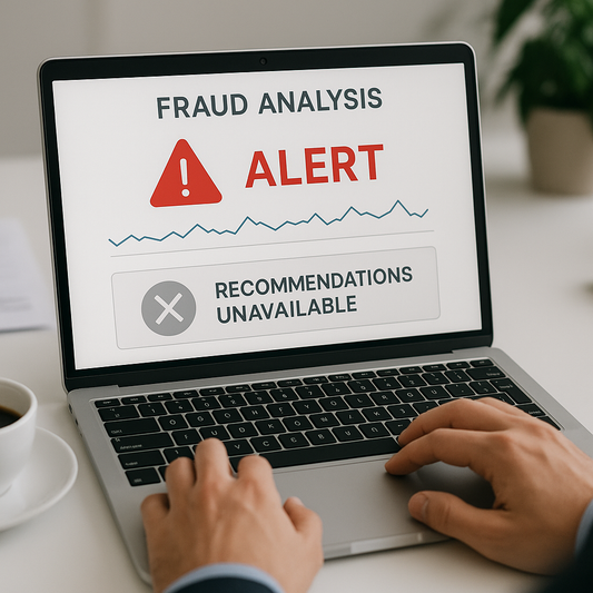 Enhanced Fraud Analysis: Clear Alerts for Unavailable Recommendations