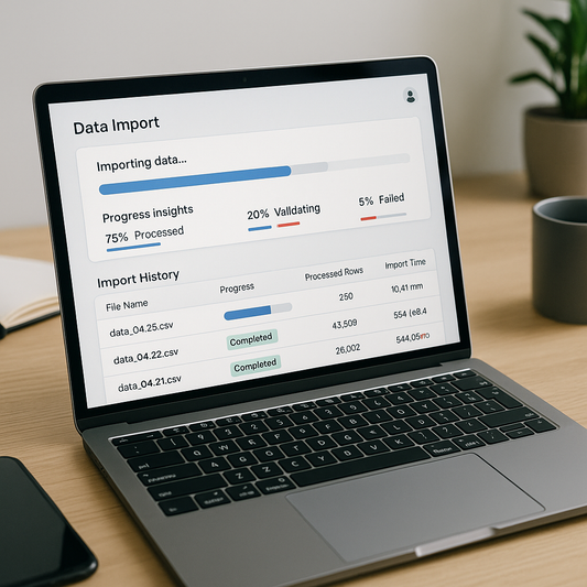 Track Your Data Imports with Enhanced Progress Insights