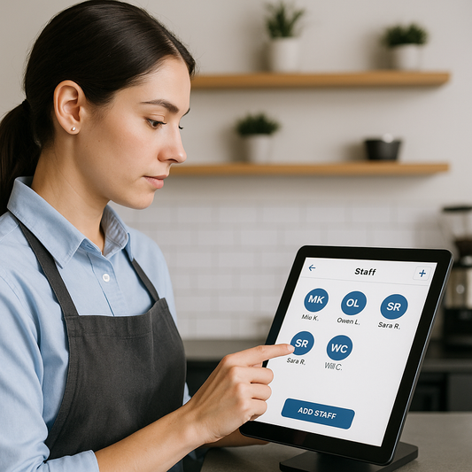 Streamlined Staff Management for POS App: No Email Required