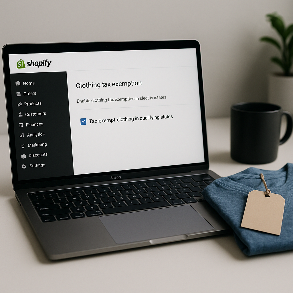 Shopify Now Supports Clothing Tax Exemptions in Select US States