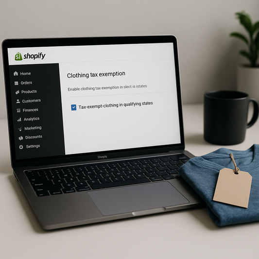Shopify Now Supports Clothing Tax Exemptions in Select US States