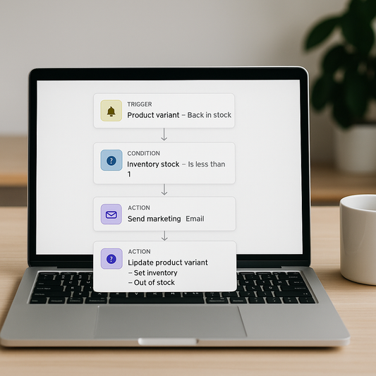 New Shopify Flow Triggers for Back-in-Stock and Out-of-Stock Product Variants
