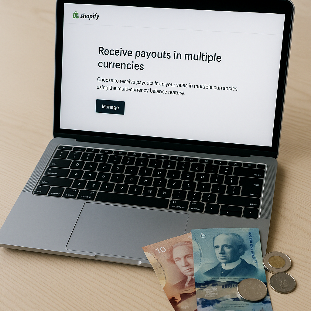 Receive Payouts in Multiple Currencies with Shopify Payments in Canada