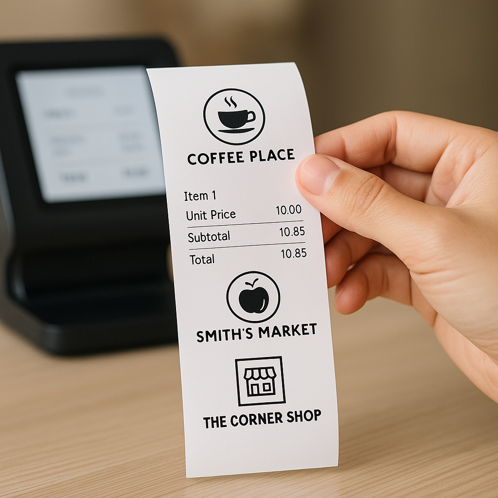 Enhancements to POS Printed Receipts: Custom Logos by Location