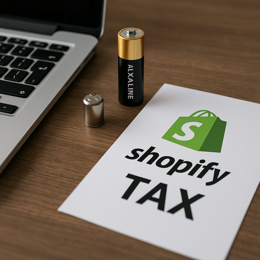 California Embedded Battery Fee Integration with Shopify Tax