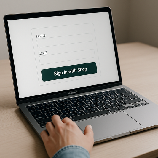 Enhanced Sign in with Shop for Lead Capture Forms