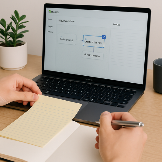 Streamline Workflow Documentation with Notes in Shopify Flow