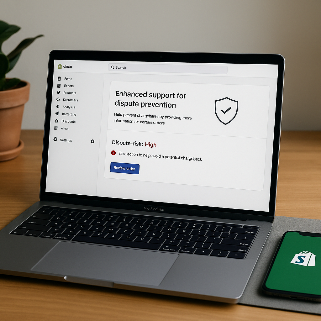 Enhanced Support for Dispute Prevention in Shopify