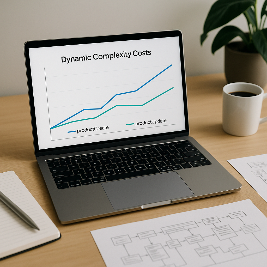 Understanding Dynamic Complexity Costs in productCreate and productUpdate Mutations