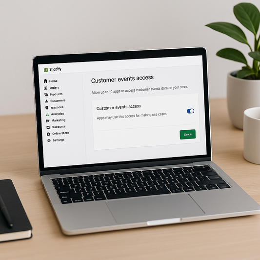 How to Enable Customer Events Access in Shopify