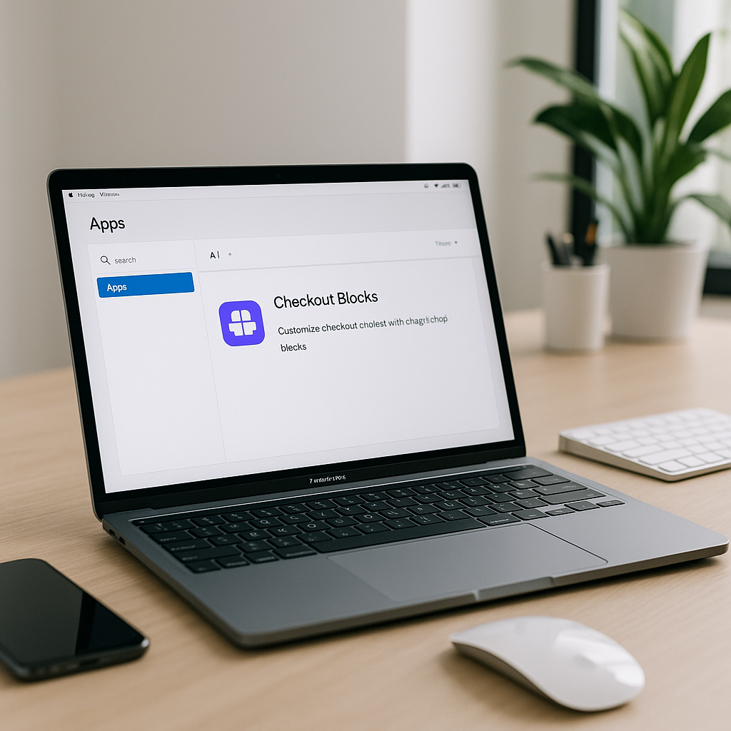 Checkout Blocks Now Available Under Apps, Streamlining Your Workflow