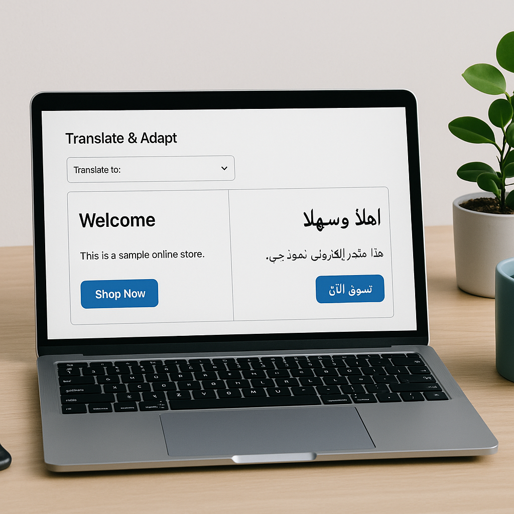 Auto-Translate Arabic and Hebrew with Translate & Adapt