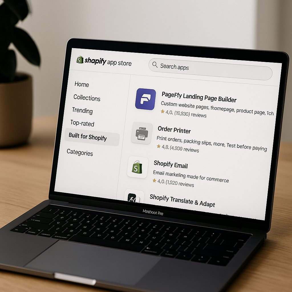 Discover Apps with the Built for Shopify Badge