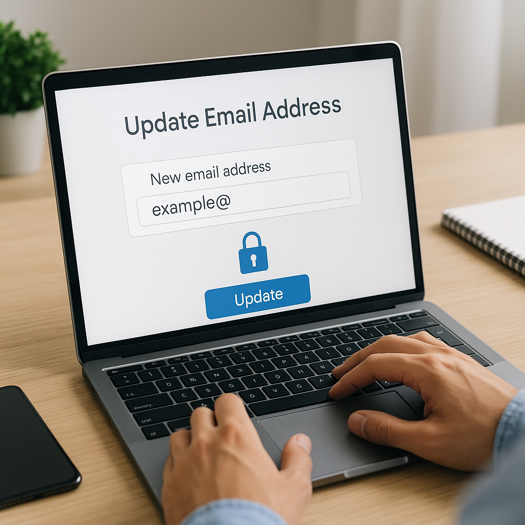 How Customers Can Securely Update Email Addresses in Their Accounts
