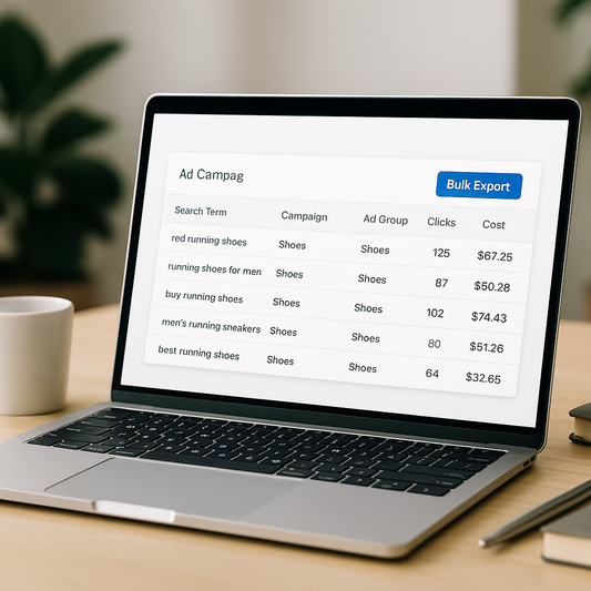 New Feature: Bulk Export of Ad Campaign Search Terms