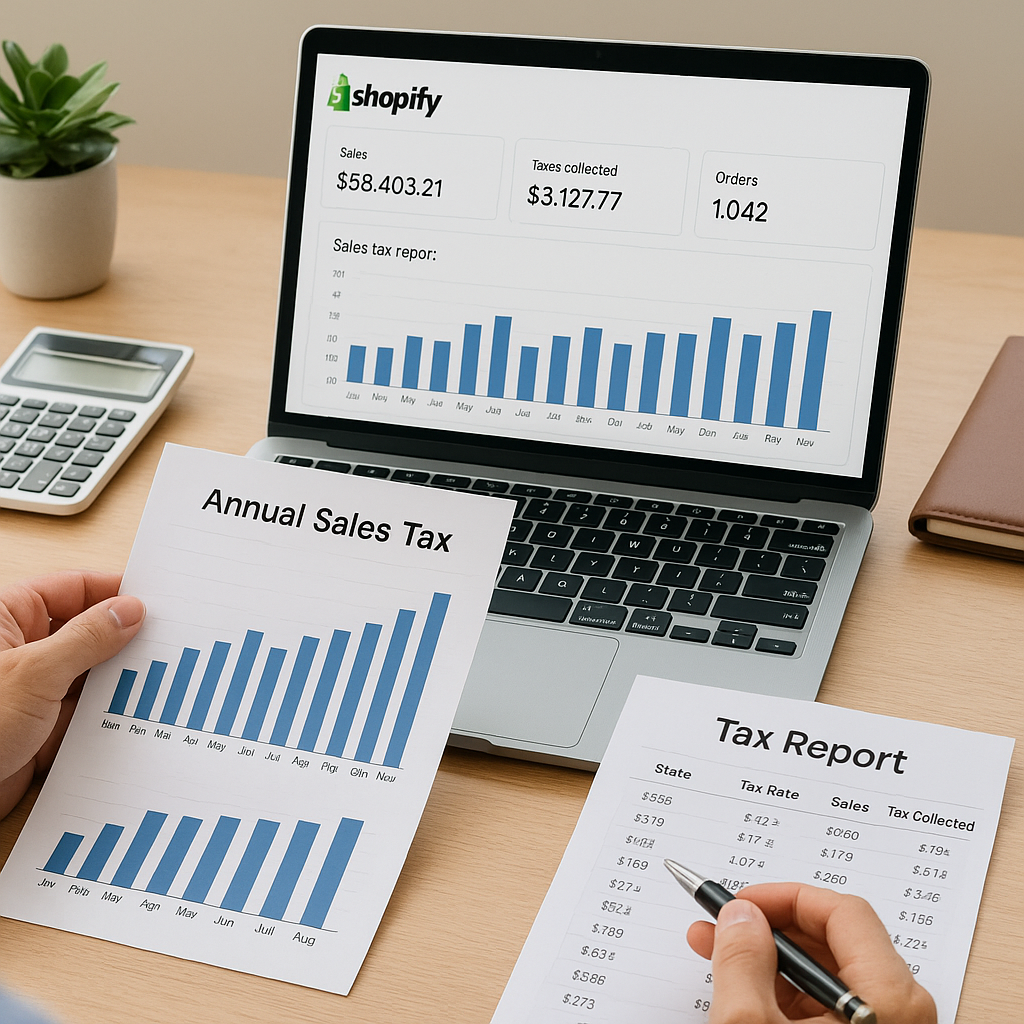 Streamline Your Annual Sales Tax Filing with Enhanced Shopify Reports