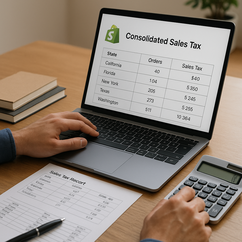 Simplify Your Tax Process with Consolidated Sales Tax Reports on Shopify