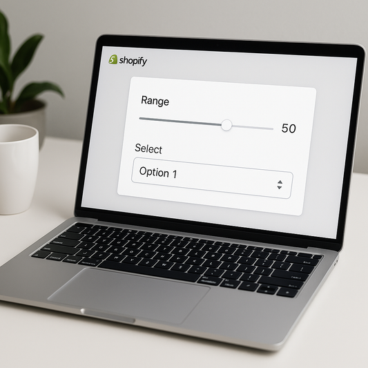 Enhanced Range and Select Input Settings in Shopify Themes