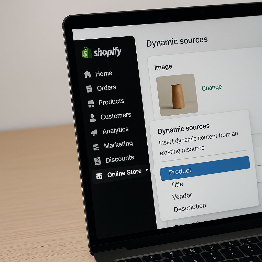 Enhanced Dynamic Sources Now Available in Shopify Online Stores
