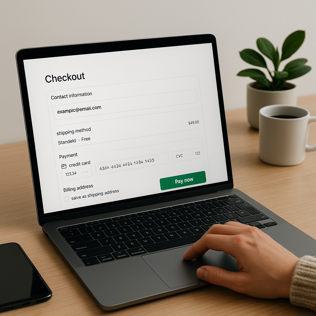 Streamline Purchases with Shopify's One-Page Checkout