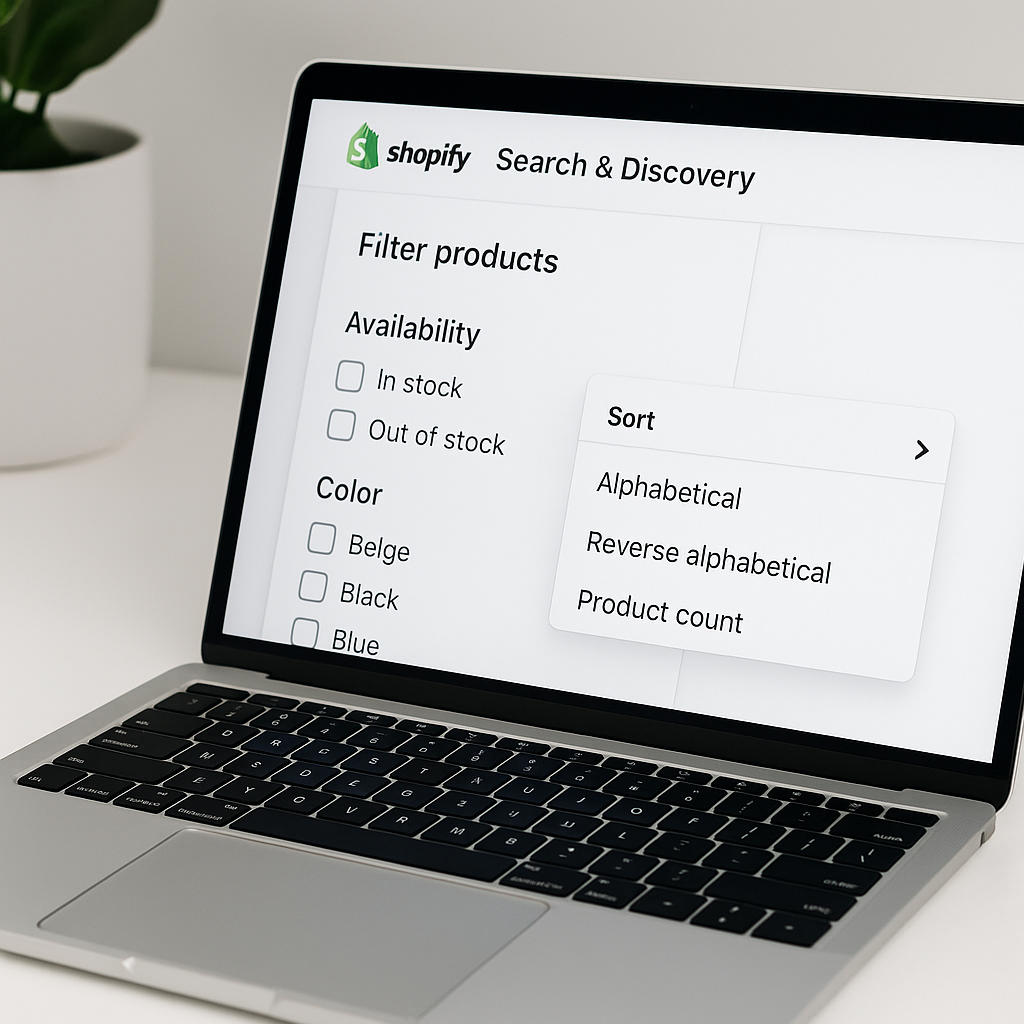 New Feature: Sort Filter Values in Shopify Search & Discovery App