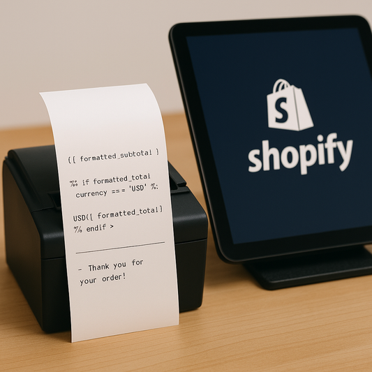 Customize Printed POS Receipts with Shopify's Liquid Code Editor