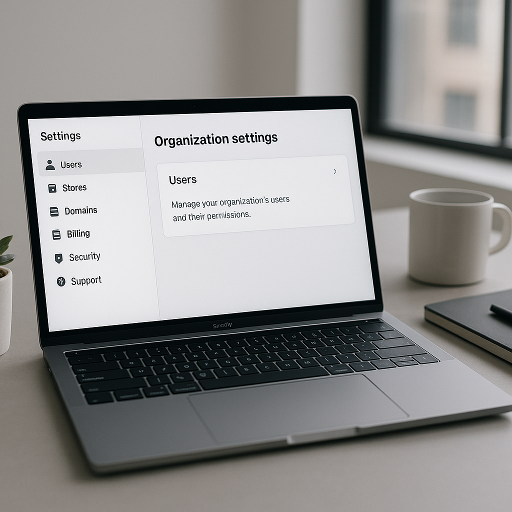 New Organization Settings for Shopify Plus Merchants
