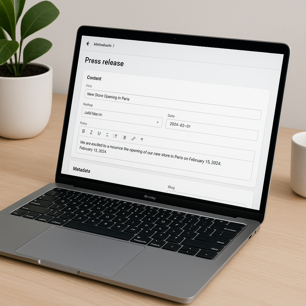 Redesigned Metaobjects Experience in Shopify Admin