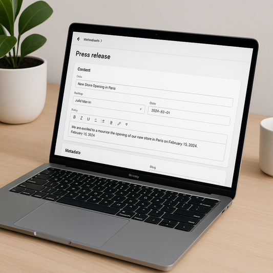Redesigned Metaobjects Experience in Shopify Admin