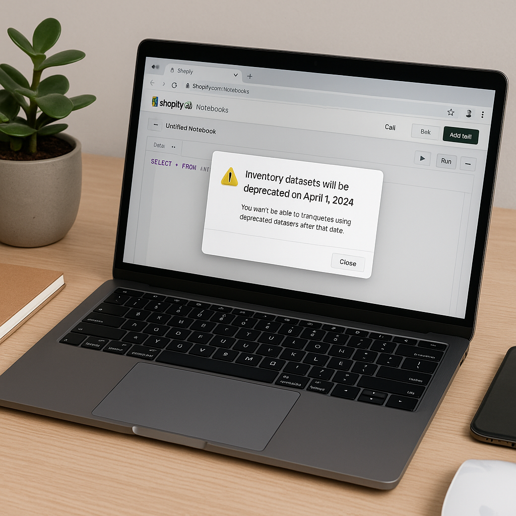 Inventory Dataset Deprecation in ShopifyQL Notebooks