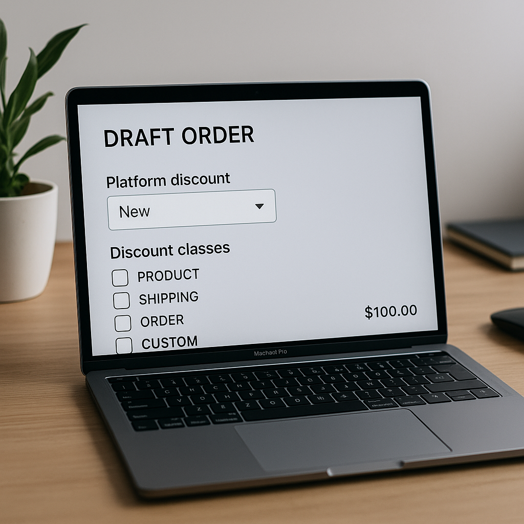 Updated DraftOrderPlatformDiscount with New DiscountClasses Field