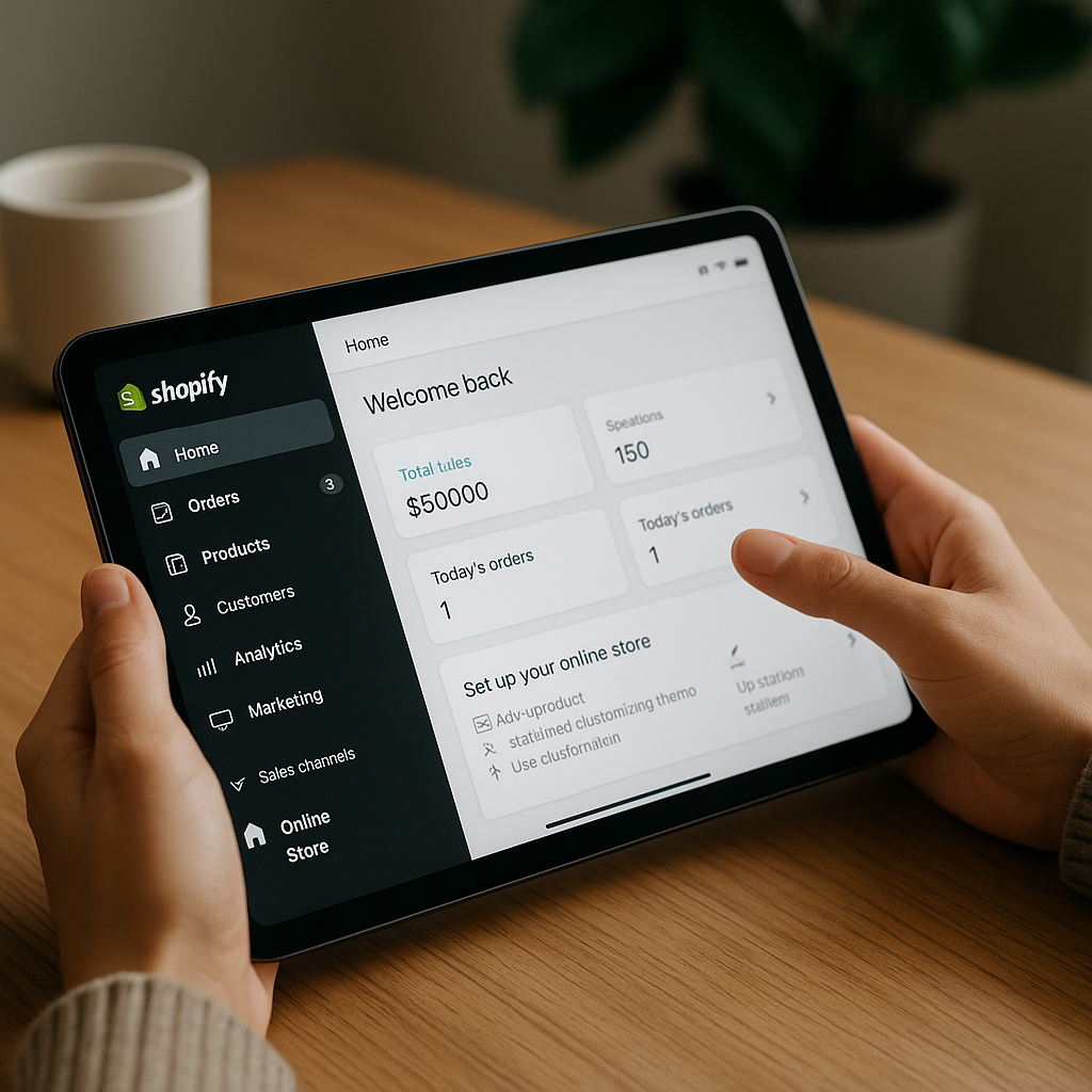 Improved Tablet Navigation in the Shopify App