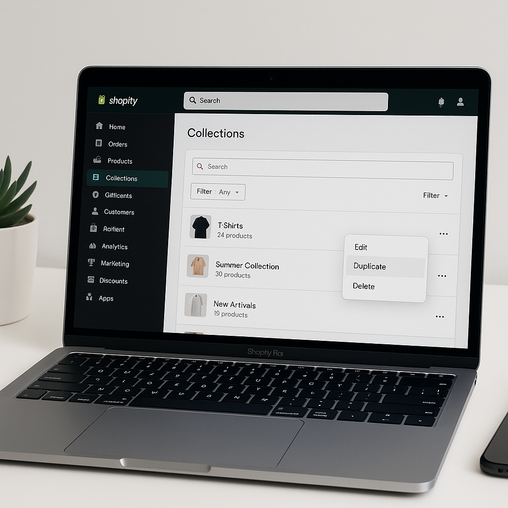 New Feature: Easily Duplicate Collections in Shopify