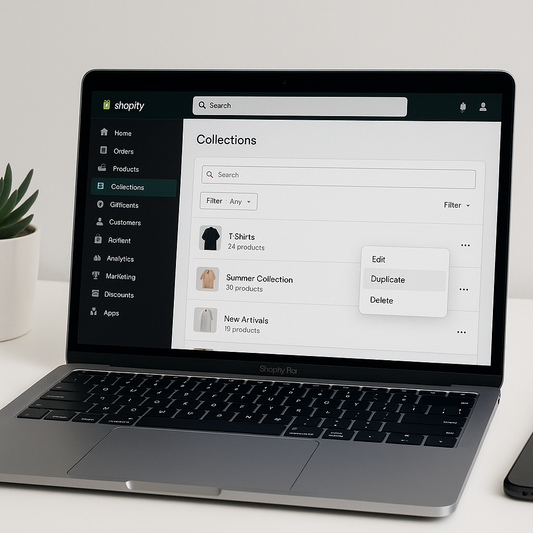 New Feature: Easily Duplicate Collections in Shopify