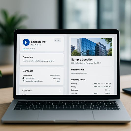 Improved Company and Location Detail Pages for Enhanced Usability