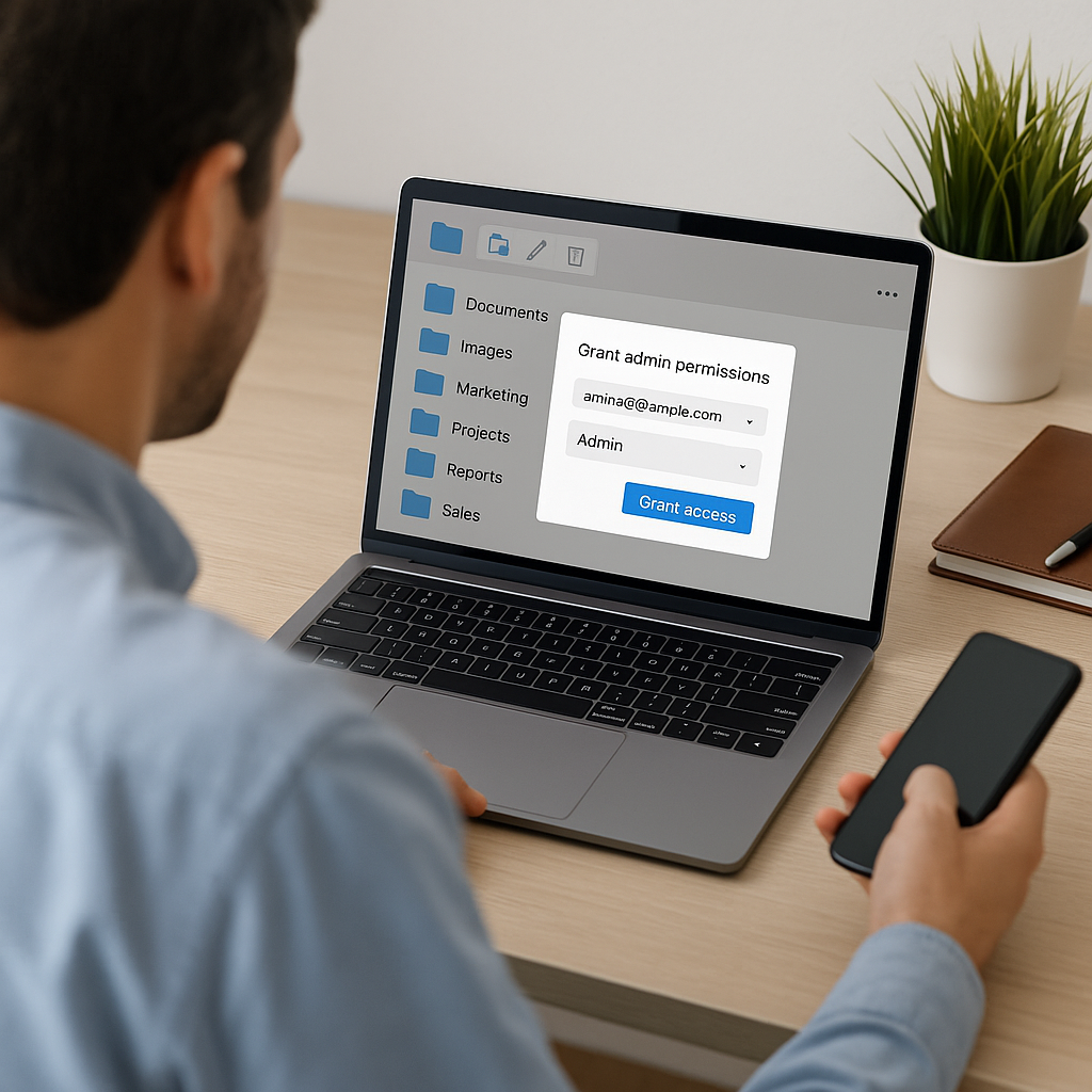 Grant Files Admin Permissions to Your Team with Ease