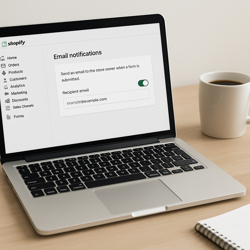 Boost Your Workflow with Email Notifications in Shopify Forms