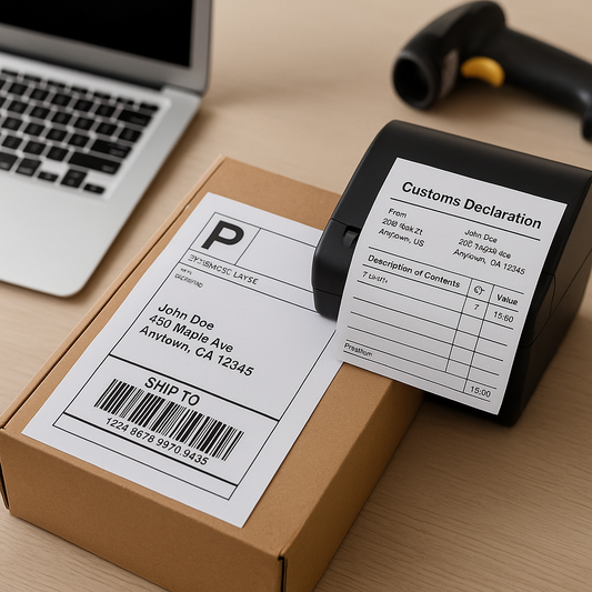 Track Customs Form Printing with Improved Shipping Labels